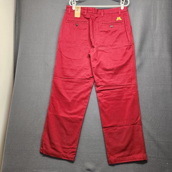 Minnesota Golden Gophers Pants Mens 33x30 NCAA College Khakis Dockers SKI-U-MAH - Picture 2 of 10